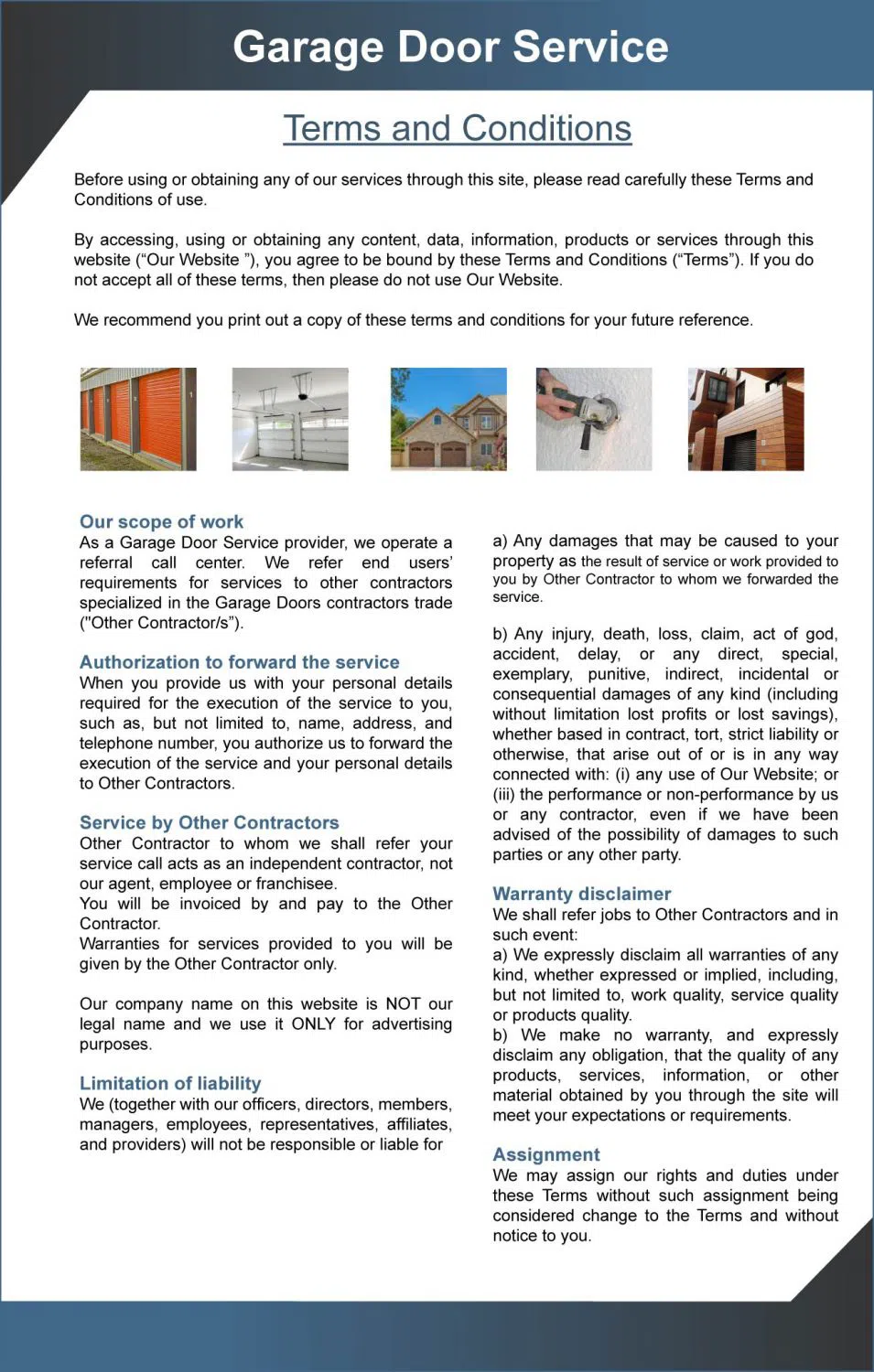 Golden Garage Door Service Glendale, AZ 877-452-2168